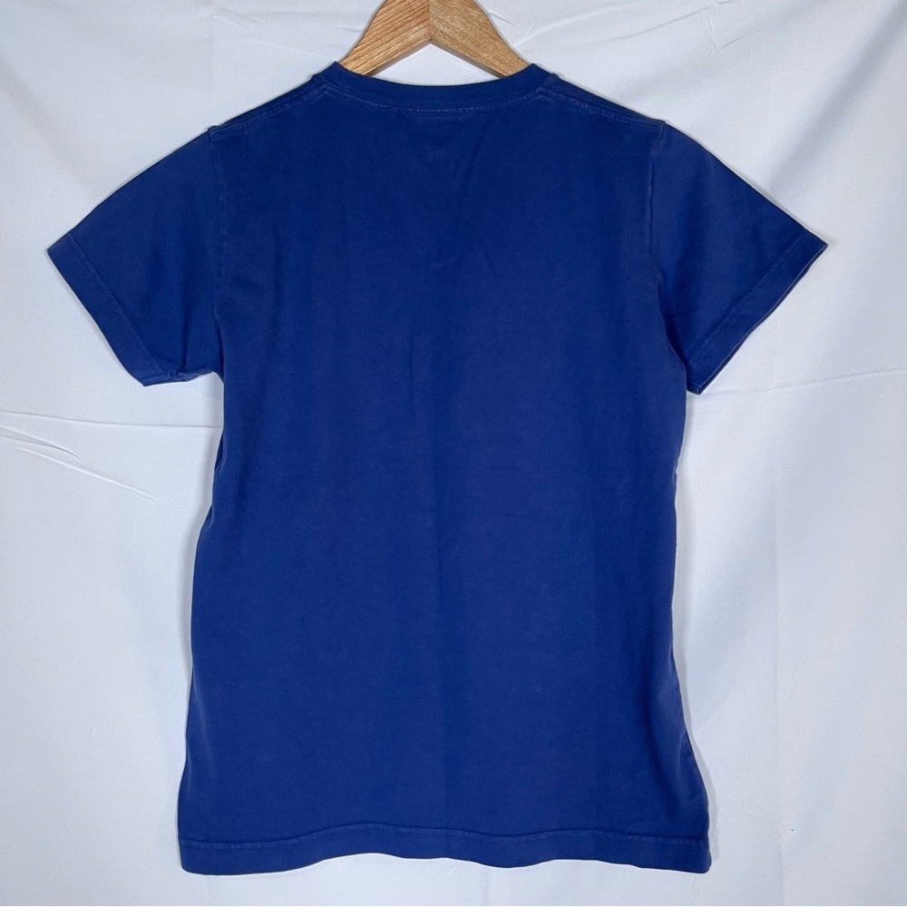 Uniqlo X Marvel Kids Tee Shirt Size 13 Blue Short Sleeve - Picture 5 of 5